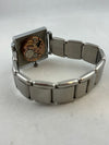 Square dress watch Pierce hand-wound FHF 96 with flex bracelet