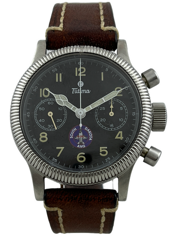 Tutima South Dakota Fliegerchronograph Handaufzug Valjoux 7760